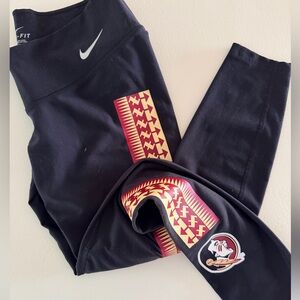 Nike FSU College Dri-fit Leggings Large